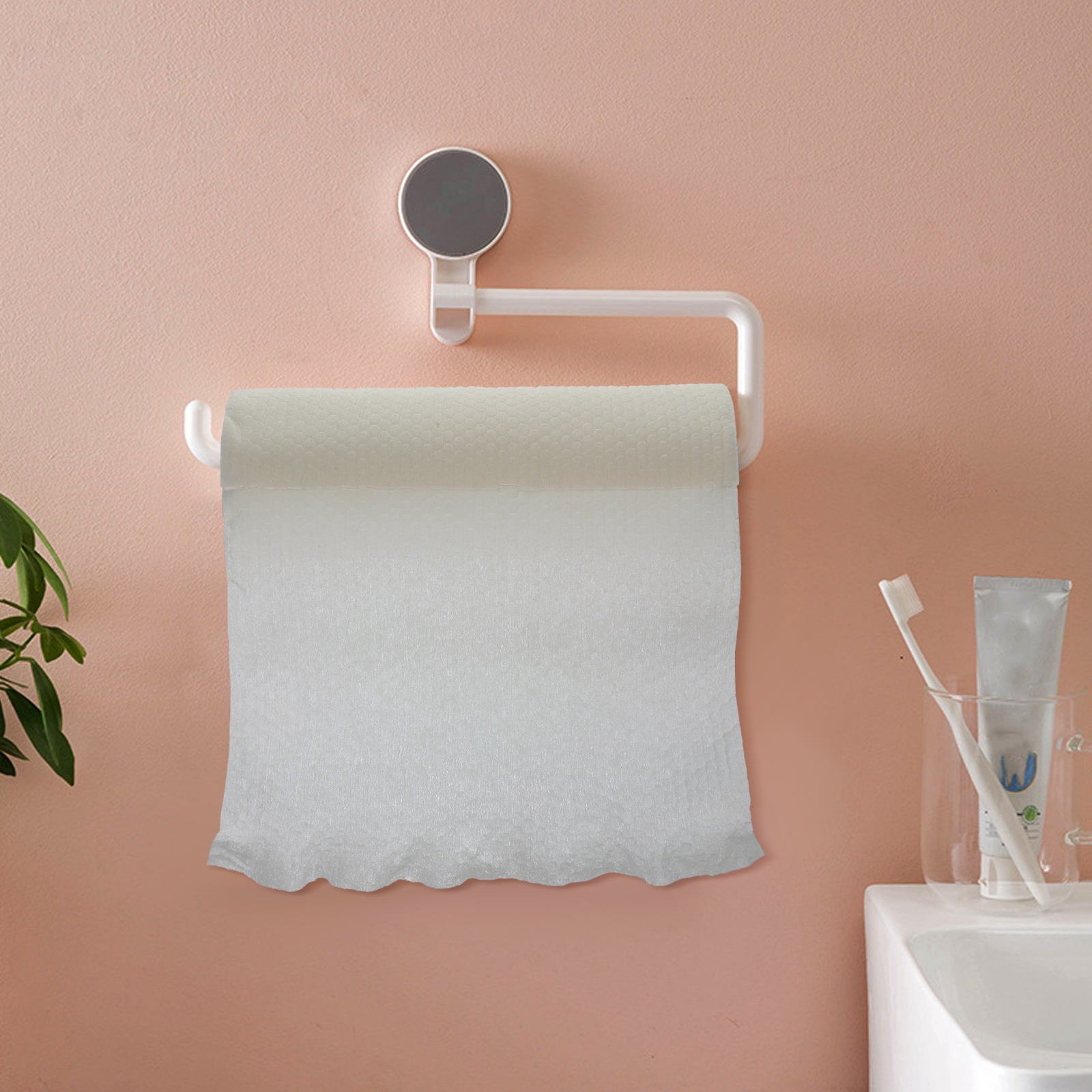 HOOWIFFY White Kitchen Hand Towel Non Woven Cloth Multi Use Paper Napkin for Daily Cleaning