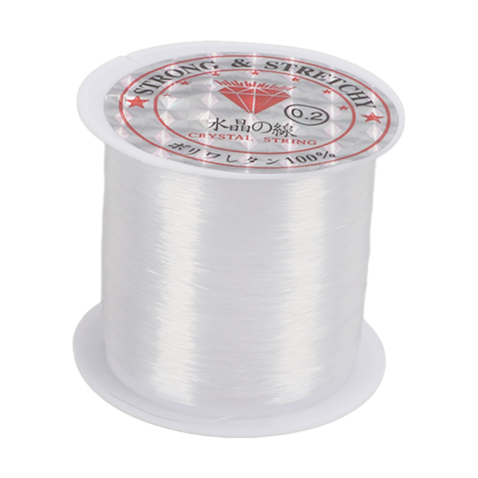 Clear Nylon String Cord, 1 Roll 0.2mm / 142yd Nylon Thread Clear Fishing  Line Craft String For Hanging Ornaments 