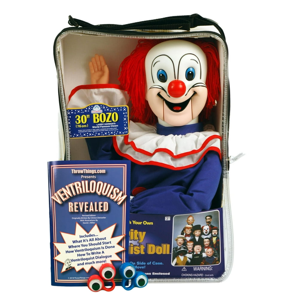 Bonus Bundle Bozo The Clown Ventriloquist Dummy Doll