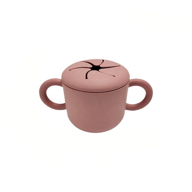 Tapa para atrapar refrigerios para niños pequeños y bebés - I&II Baby Snack Cup Silicone -- Taza plegable para refrigerios para niños pequeños XianweiShao 9024715142139