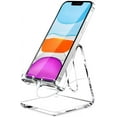 thumbnail image 1 of Acrylic Cell Phone Stand, Portable Phone Holder, Clear Phone Stand for Desk, 1 of 5