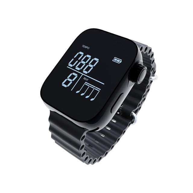 Vibrating Metronome Watch, 40-240bpm Switchable Metronome or Sport Mode, Precision Pulse Wearable Metronomes for Instrumental Beginners, Musicians, Exercisers with Magnetic Charging Cable