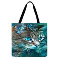 thumbnail image 1 of Bolso de compras de hombro con estampado de animales coloridos Bolso de mano grande informal A Tmvgtek Para estrenar, 1 of 3