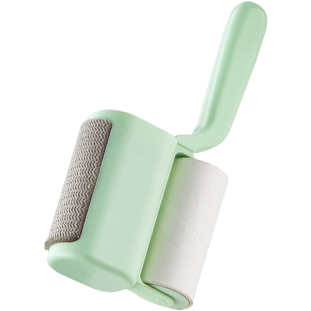 VERDANVERSE Rodillo Quitapelusas Multifuncional Verde Para Limpieza De Pelo En Muebles Y Sofás