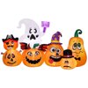 Halloween Inflatable Model 7FT Pumpkin Decorative Inlatable Model for Garden Yard Shopping Mall Decor with US Plug