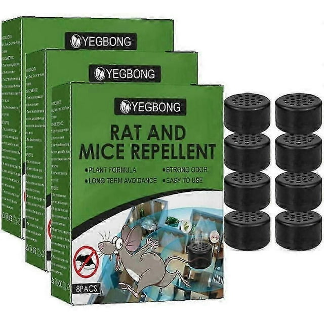 24-Pack Peppermint Mouse Repellent Balls Natural Peppermint Oil Mouse And Rats Repellent Rodent Repellent Safe Effective Pest Control