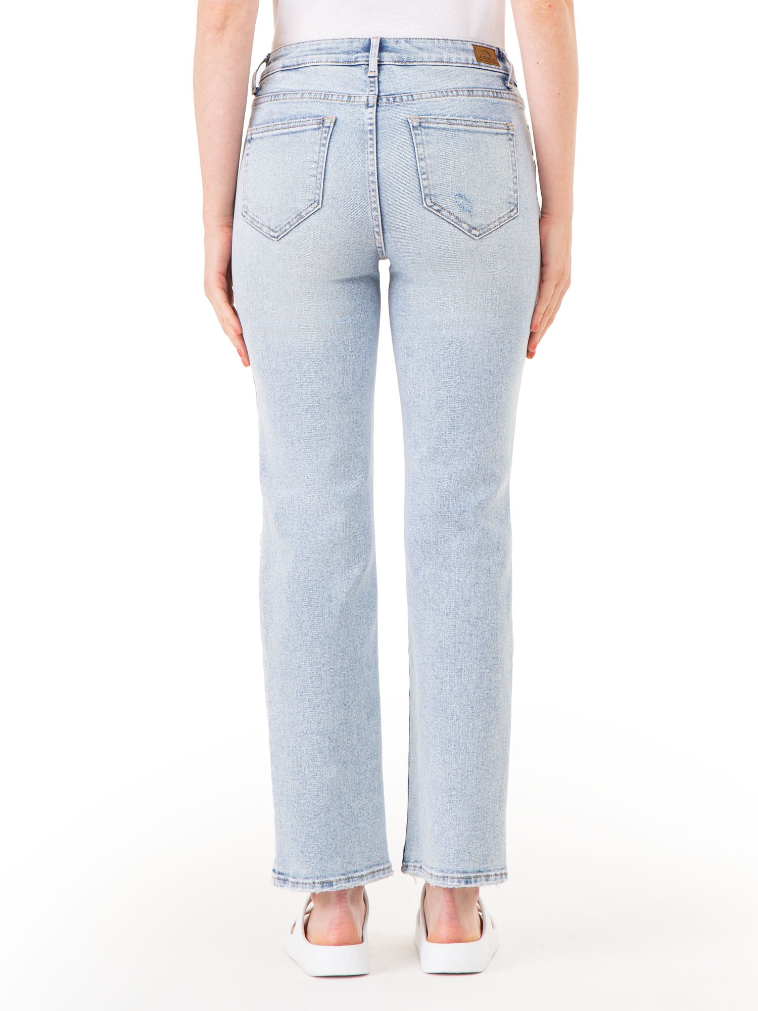 Jordache Women's High Rise Straight Jeans, Sizes 2-22