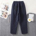 thumbnail image 4 of Plebaso Womens Pants Fall Winter Loose Zippered High Waisted Plush Thick Cotton Pants Ladies Casual Pants with Pockets, 4 of 5
