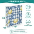 thumbnail image 3 of FORMRS 3 Ring Binder 1.5 inch with Pockets Set of 2 Clip Board 200 Sheets Capacity, Light Lemon, 3 of 8