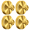 Gold 4Pcs, variant on ARAFUNA Suction Cup Hooks for Glass Windows & Walls – Removable 304 Stainless Steel Shower Hooks (Gold, 4 Pack)