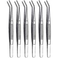 thumbnail image 1 of 22inches 4H27 Pinzas de codo de 6 piezas con puntas dentadas Puntas de pinzas curvas dentadas, 1 of 5