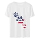 thumbnail image 3 of Camisetas de Manga Corta para las Mujeres, Blusa de Manga Corta de la Moda Del Día de la Independencia Hecha de Poliéster Cómodo para la Primavera Verano, Blusas de Manga Corta para las Mujeres, 3 of 7