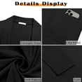 thumbnail image 5 of MOSHU Lightweight Cardigans for Women Long Sleeve Open Front Tops Casual Loose Fall Cardigan with Pockets, 5 of 9