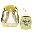 thumbnail image 1 of Mochila Bioworld de Bob Esponja Transparente 16" con Kit de Almuerzo, 1 of 7