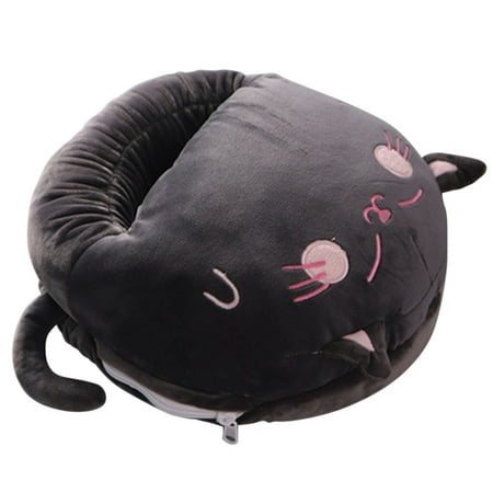 

TOYFUNNY USB Foot Warmer Heating Winter Foot Warmer Home Pure Color Plush Dismantling and Washing Electric Shoes