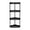 Black, variant on Corner Floor Standing Storage Rack,3-Tier Triangle Shelf Organizer for Bathroom Toilet Kitchen Narrow Gap,Living Room & Bedroom,Space-Saving Tripod Corner Shelf for Toiletries, Spices and Small Items
