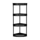 thumbnail image 2 of Estante de almacenamiento esquinero para baño con altura ajustable | Organizador de trípode de plástico y acero inoxidable | Ruedas extraíbles y orificios de drenaje | Estante de pie de 82,7, 2 of 5