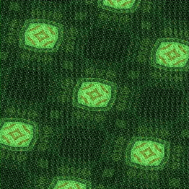 Ahgly Tapis d'Intérieur Lavable en Machine Carré Vert Transitionnel, 7 Pieds Carré
