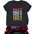 thumbnail image 4 of IROINNID Women's Summer Fashion Casual 1963 Printed T-Shirt Round Neck Loose Short Sleeve Tops, 4 of 4