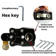 thumbnail image 4 of Battery Cut-Off Switch with Protective Cover, Universal Polarity for 16-0.75 in Posts, Easy ON/OFF Rocker Operation, Secure Vehicle Maintenance Solution(Digital display copper,1set), 4 of 7