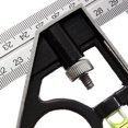 thumbnail image 5 of 300mm(12'')Adjustable Engineer Combination Try Square Set Right Angle Ruler Stainless Steel Multi-functional Measuring Tool New, 5 of 5