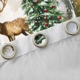 thumbnail image 4 of Feelyou Jungle Reindeer Wildlife Black Out Curtains, Christmas Leaf Flower Curtains Pack of 2 (42x63 Each), Teens Kids Boys Girls Bedroom Curtains, Living Room Curtains Decor, 4 of 6