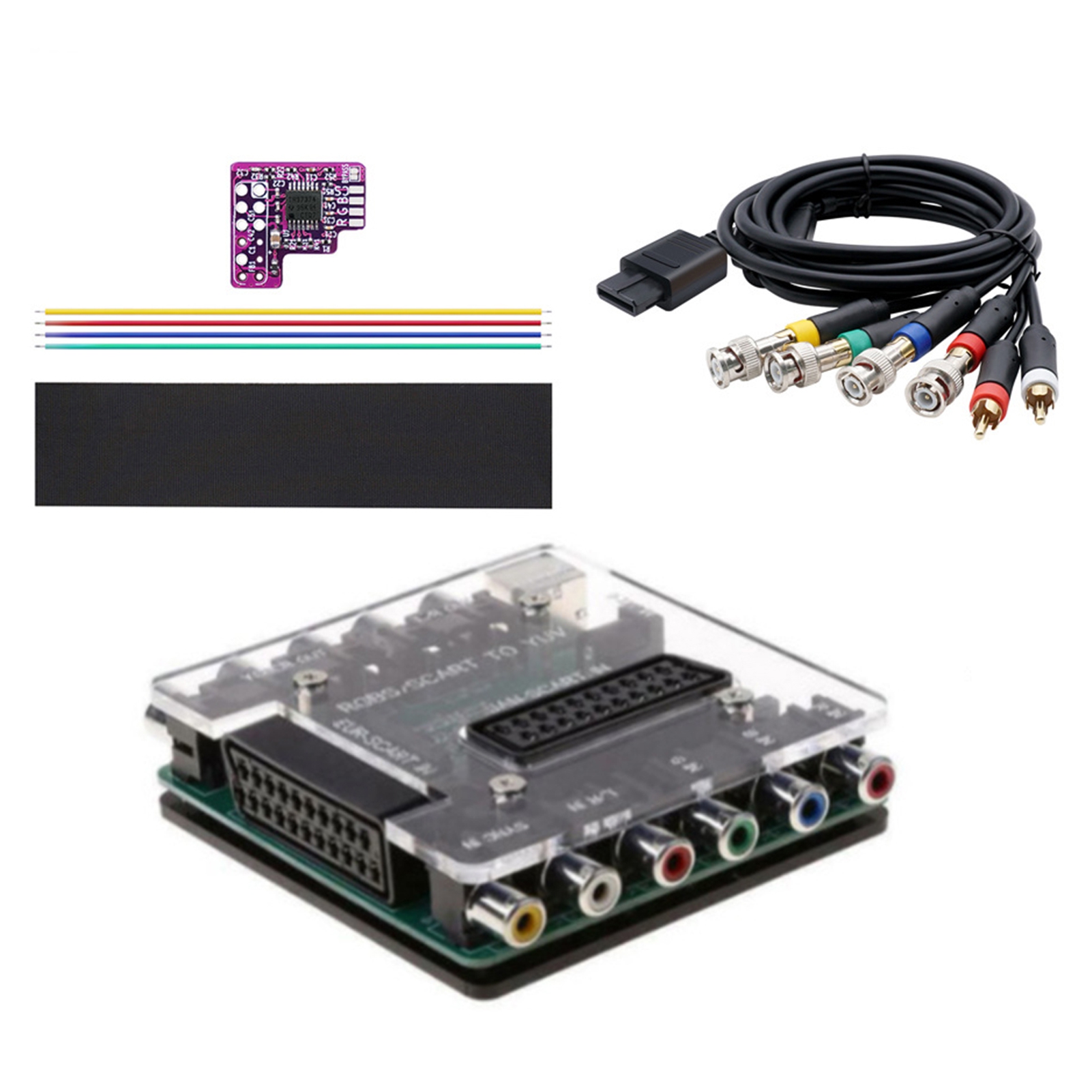 Naierhg RGB Module Chip Easy Installation Game Controller RGB Modchip