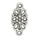 thumbnail image 1 of 6x50x Plata Tibetana Margarita Filigrana Diamante Patrón Conector Joyería DIY Sunnimix Conector de joyería de aleación, 1 of 6