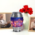 thumbnail image 6 of JAGASY Pink Flamingo Cremation Urn for Ashes Adult Male, Blue Keepsake Urns for Human Ashes, Lotus Flowers & Water Lily Decorative Urns for Parents, Small Handmade Urn for Mother & Father, (3 Inch), 6 of 7