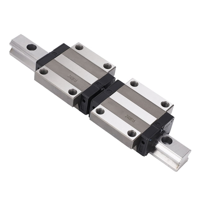Linear Motion Rail, Interchangeable HGW30CC Stable Movement 300MM Slide Rail Bearing Steel Easy To Maintain with 2 Sliders for Robot Components
