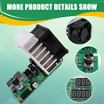 thumbnail image 6 of 110W Electronic Load Tester Battery Capacity Current Tester Discharge Monitoring Module,1 set of 110W battery load tester, 6 of 8