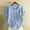 Light Blue, variant on QUNYINEY T-Shirts for Women Crew Neck Short Sleeve Casual Floral Tops Button Cotton Linen Loose Summer Pullover Women Tops