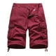 thumbnail image 3 of WILLBEST Pantalones Cortos para Hombre, de Bolsillo, Holgados, para Exteriores, de Color Liso, Informales, 7 Unidades, 3 of 3