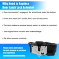 thumbnail image 6 of Unique Bargains Front Right Door Lock Actuator for Suzuki XL7 Sport Utility 2007-2009 82210-78J00, 6 of 6