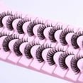 thumbnail image 3 of 10 Pairs Synthetic False Eyelashes - Grafting Effect for Double Eyelids, Soft & Natural Style, Wholesale-Friendly from Manufacturer for Daily Makeup, 3 of 9
