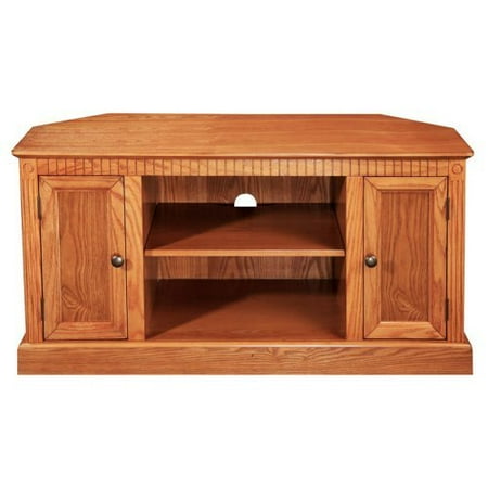 Premier Oak 42 Inch Corner TV Stand - Walmart.com