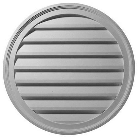 

36 in. W x 36 in. H Round Gable Vent Louver Decorative