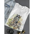 thumbnail image 3 of Zebra Cub Wild Animals T-Shirt Women -Image by Shutterstock, Female Medium, 3 of 4