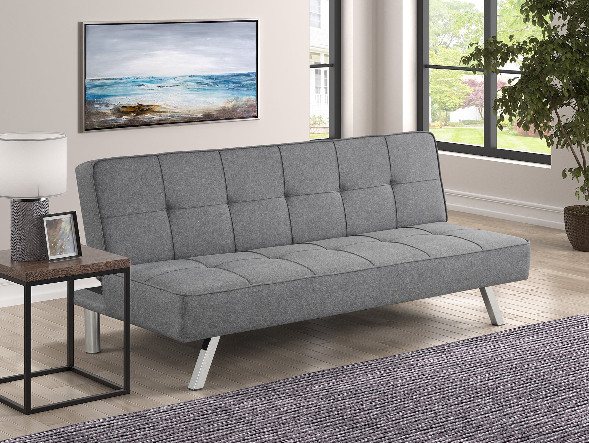 clayton gray futon sofa bed by abbyson living