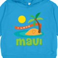 thumbnail image 3 of Inktastic I Love Maui Toddler Hoodie, 3 of 4