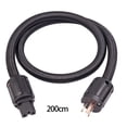 thumbnail image 7 of HiFi Power Cable Audio Power Cable 3prong HiFi Audiophile Power Cord 2M, 7 of 7