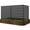 Black, variant on CJFHJ Black Heavy Duty Metal Air Conditioner Fence Panels, Outdoor Privacy Screens - 42"H x 38"W
