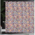 thumbnail image 3 of Ambesonne Sports Shower Curtain, Cartoon Jumble Hobby Motifs, 69"Wx70"L, Mustard Burnt Sienna, 3 of 4