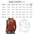 thumbnail image 2 of SUNBS Long Sleeve Shirts for Women Top Trendy Casual Square Neck Tops Lightweight Sweaters womens shirts, 2 of 8