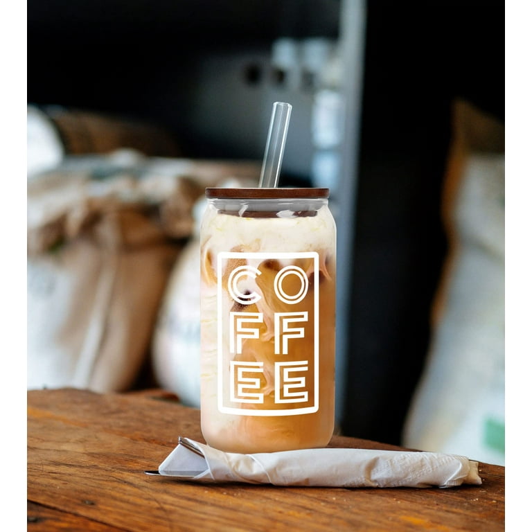 Iced Coffee Club Glass Tumbler – The Station Coffee Co