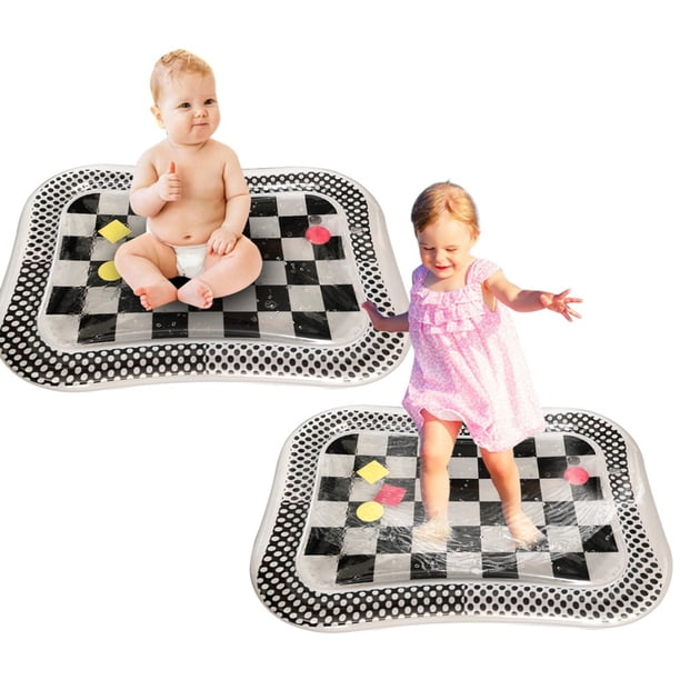 Gwong Juguete Baby Summer Geométrico Rejilla inflable Cojinete de agua Almohadilla de hielo Cojín de juego Gwong 30005833