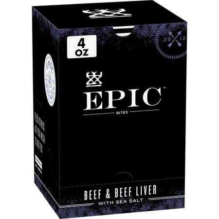EPIC Beef & Beef Liver Protein Bites, Whole30, Paleo Friendly, 8 ct by EPIC - UPC 0732153026452