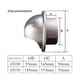 thumbnail image 3 of Rejilla de ventilación de acero inoxidable de 100/150 mm, 3 of 9