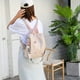 thumbnail image 2 of Bolso de hombro de nylon impermeable para niñas Sunnimix Paquete de hombro transparente informal - beige, 2 of 7