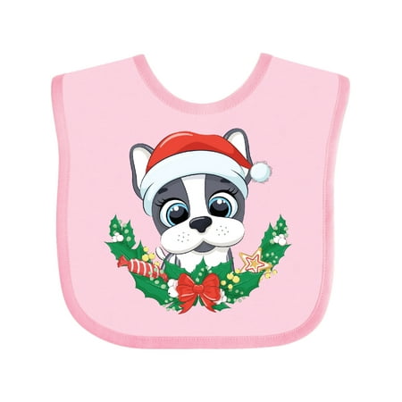 

Inktastic Christmas Puppy Gift Baby Boy or Baby Girl Bib